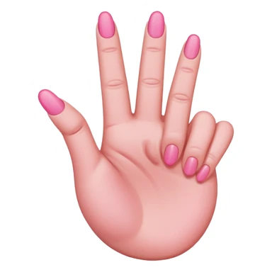 pink middle finger  sticker