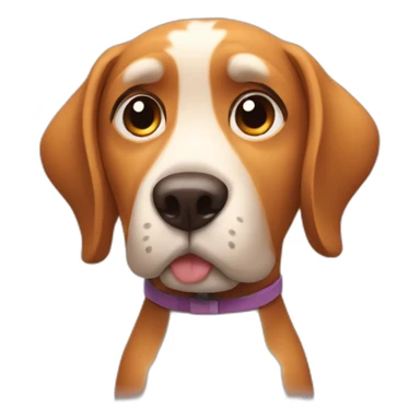 a dog that shrugs sticker