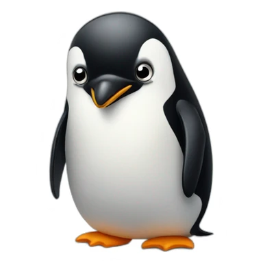 sad penguin sticker