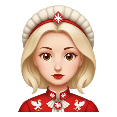 polish patriot woman nationalist sticker