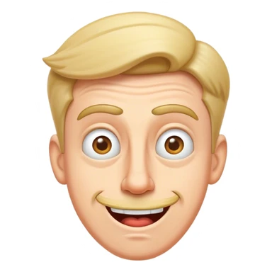 Hitler , goofy face sticker