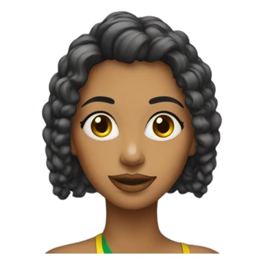 Performer woman brazilian sticker