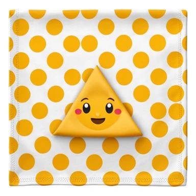 patterned napkin sticker