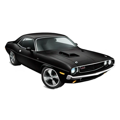 dominic toretto's black dodge challenger 1969 sticker