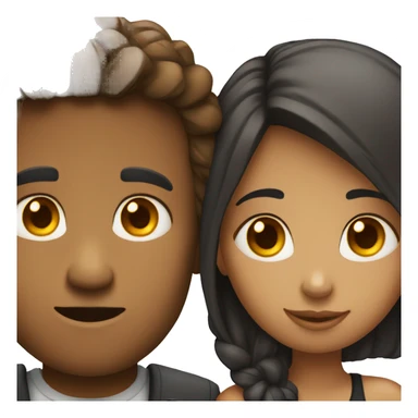 girl with boyfriend  sticker