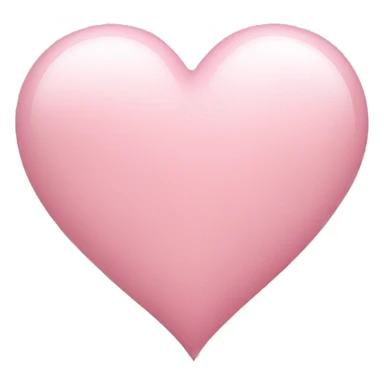 light pink heart  sticker