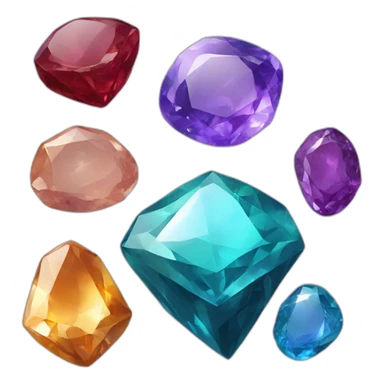 precious stones sticker