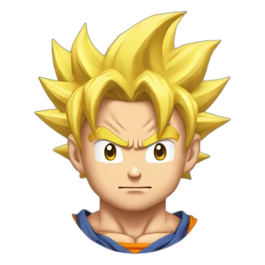 Goku super sayajin sticker