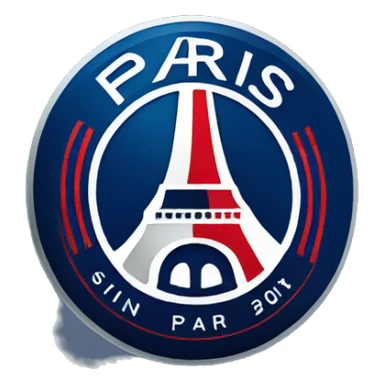 Paris saint germain logo sticker