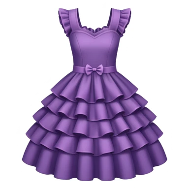 dress with ruffles sticker