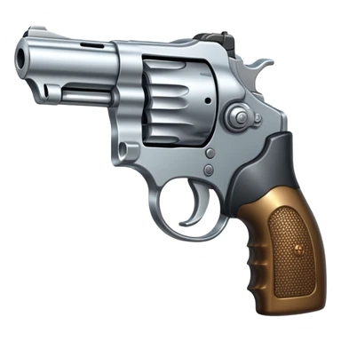 Make a gun revolver emoji sticker
