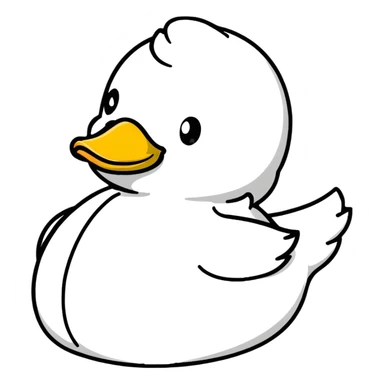 yellow rubber duck toy sticker