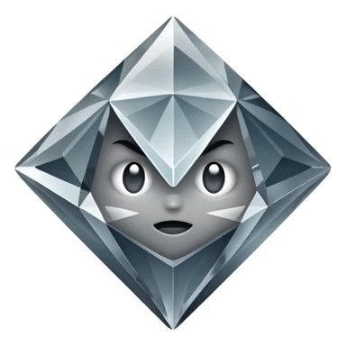 Dirty diamond surround by smoke sticker