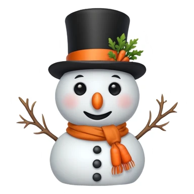 snowman sticker