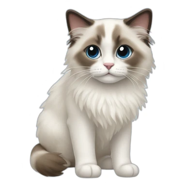 Ragdoll sticker