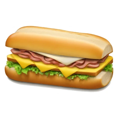 Hoagie sandwich sticker