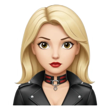  One Dominatrix with blonde hair sticker