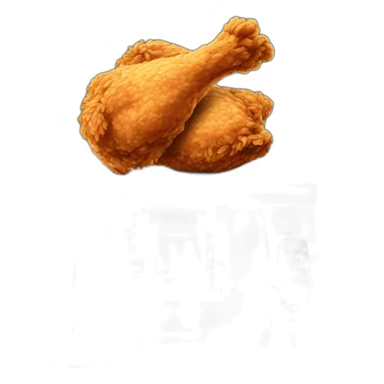 Fried chicken slot machine sticker