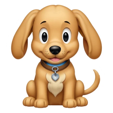 Disney character Pluto, Mickey Mouse's dog sticker