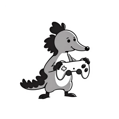 platypus with gamepad sticker