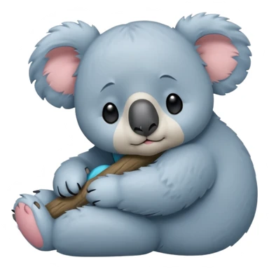 koala bear emojis created based on BTS BT21 Koya character, i want the same aesthetics and can be uploaded to Slack sticker