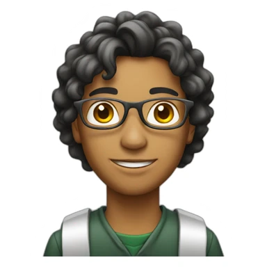 image of university with a student sticker