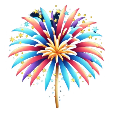 New year Fireworks real sticker