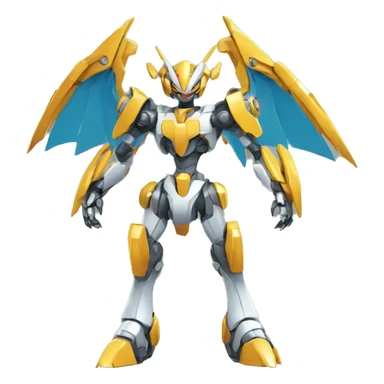 Futuristic Mechanical Pokémon-Medabot-Dragon full body sticker