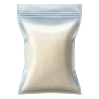 Small zip baggie with crushed up salt in it sticker