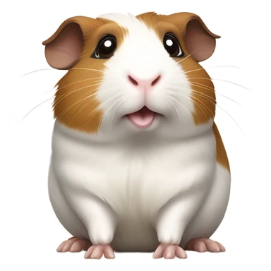 Guinea pig praying sticker