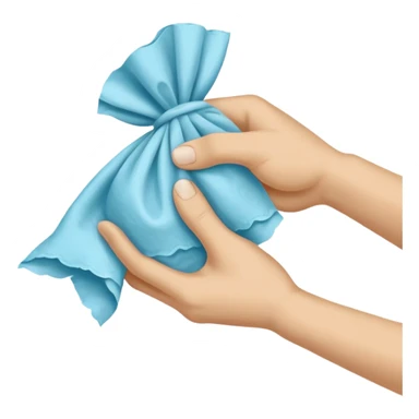 wiping tissue sticker