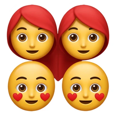 Смайлик Сердце с буквой а sticker