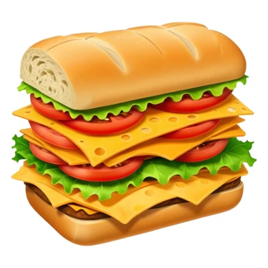 Sub sandwich sticker