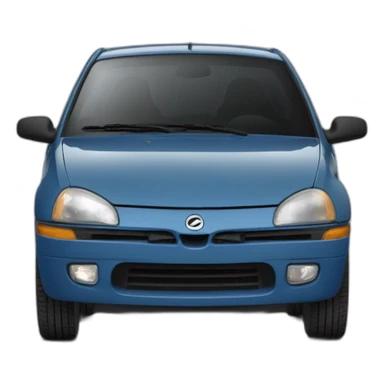 Clio 2 bleu foncée sticker