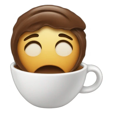 Wiped coffee  sticker