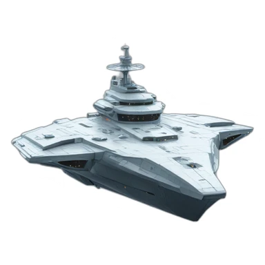 Starship warship sticker