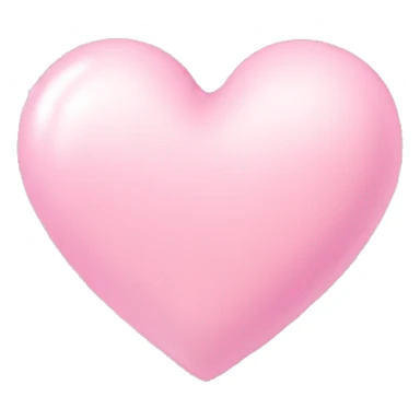A baby pink heart sticker