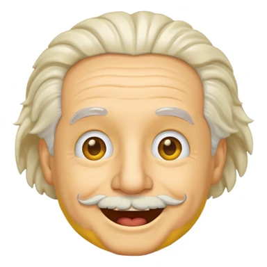 einstein emoji sticker