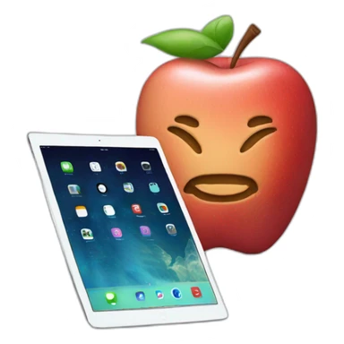 Apple iPad and phone sticker
