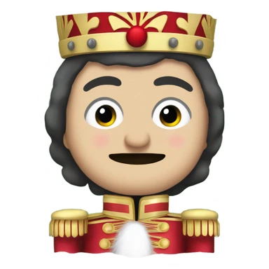 peewee herman as a nutcracker sticker