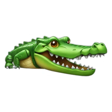 Robot Crocodile sticker