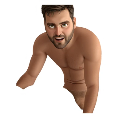 intimate indoor male portrait sticker