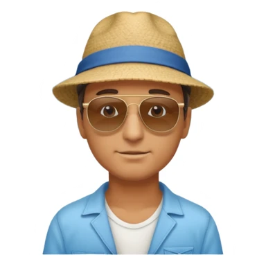 Coastal Town man sticker