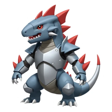 Tyrunt-Aggron-Axew-fusion sticker