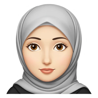 hijab woman sticker