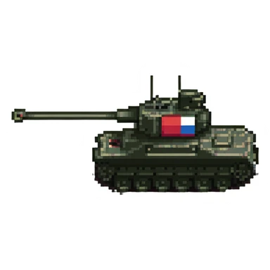 Russian tank sticker