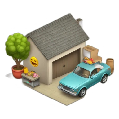 garage sale sticker