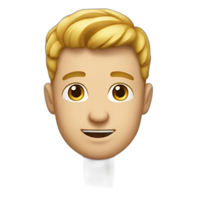 Man der den Schinkefinger zeigt sticker