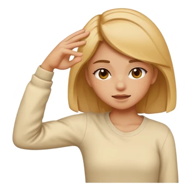 a girl dabbing  sticker