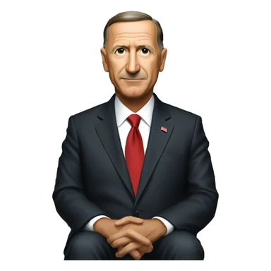 turkey president sticker